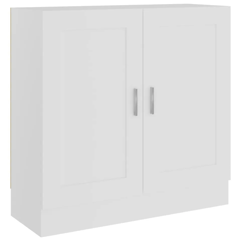 vidaXL Boekenkast 82,5x30,5x80 cm bewerkt hout wit, foto 3