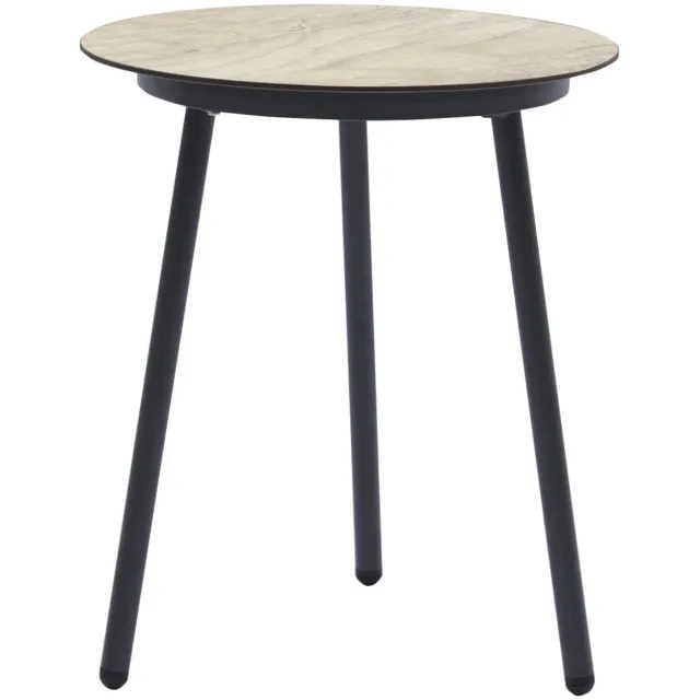 SenS-Line Elena HPL bijzettafel (ø50 cm) antraciet