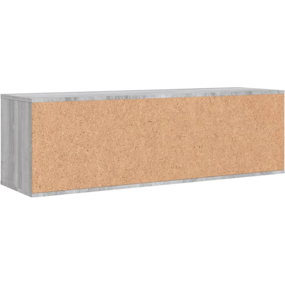vidaXL Tv-meubel 120x34x37 cm bewerkt hout grijs sonoma eikenkleurig, foto 4