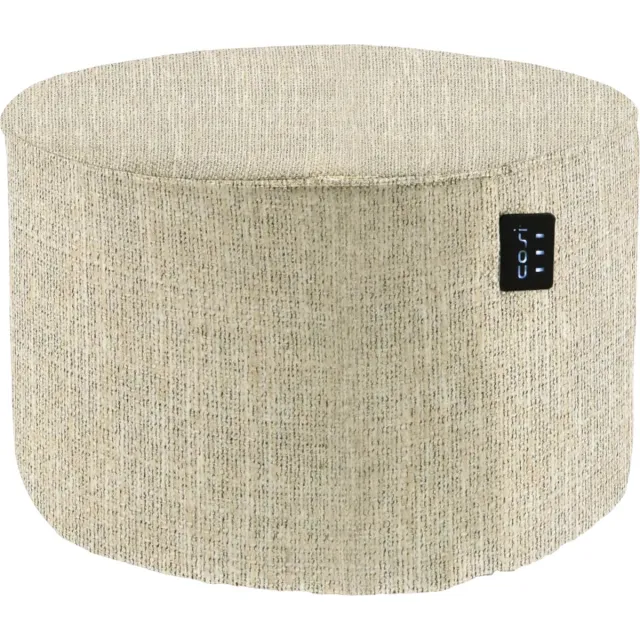 Cosi Cosipouf Comfort Natural 60x40cm - 3 Warmtestanden - Wasbare poefhoes - Inclusief oplaadbare batterij en adapter
