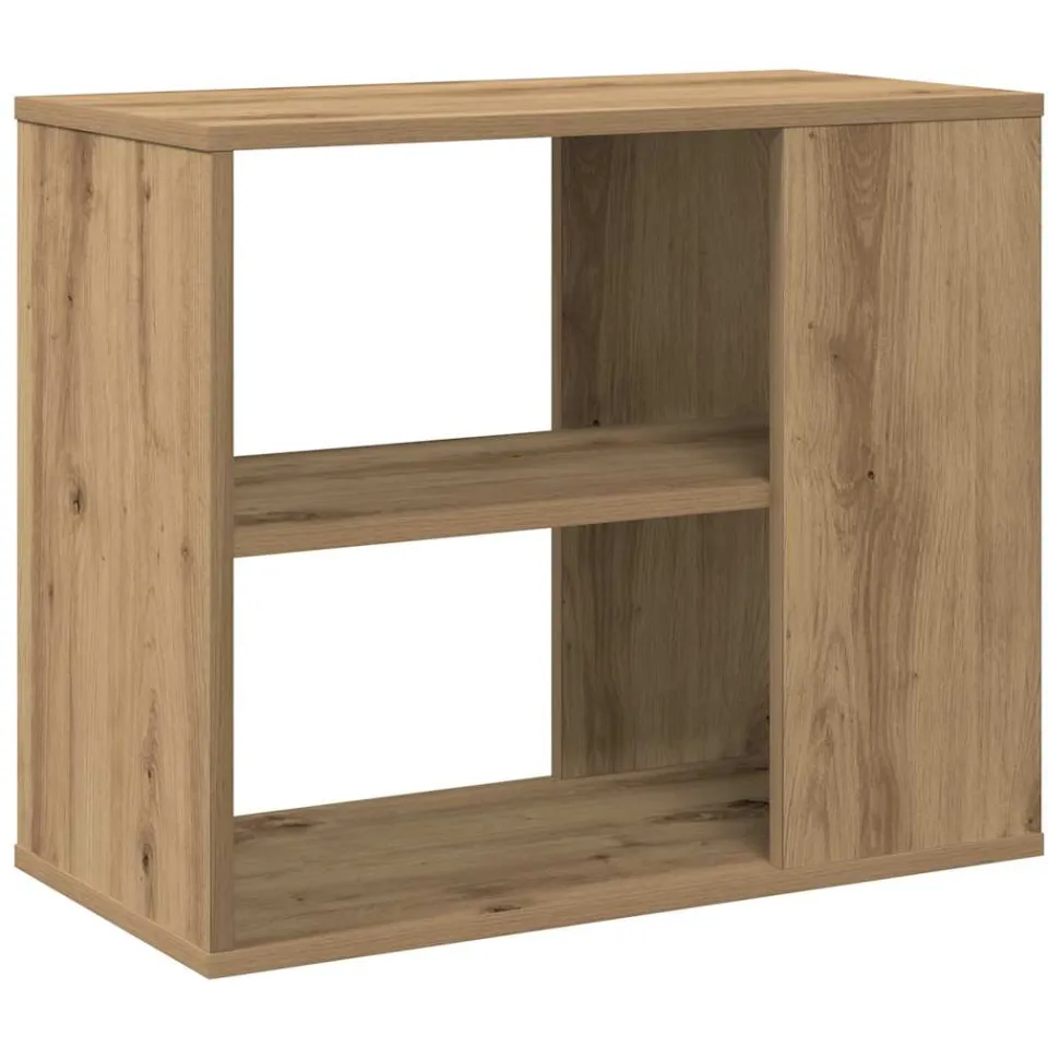 vidaXL Bijzetkast 60x30x50 cm bewerkt hout artisanaal eikenkleur, foto 3