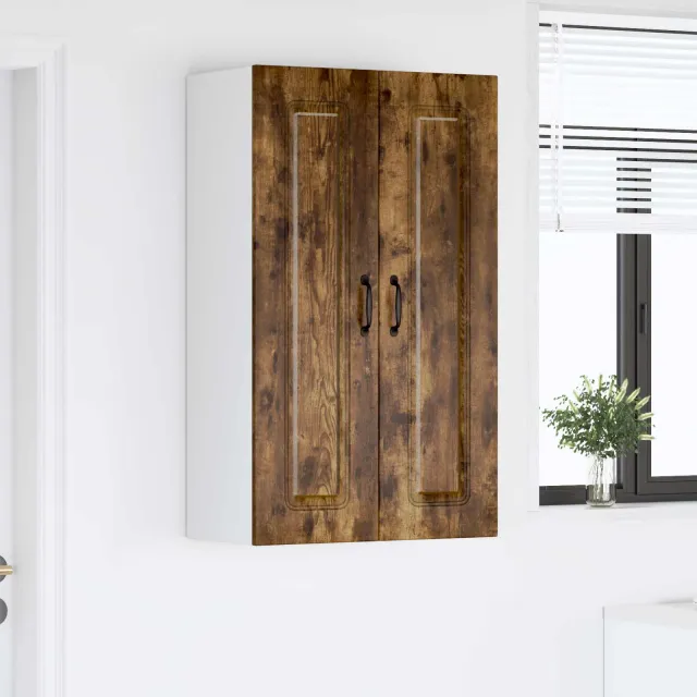 vidaXL Vaatwasserpaneel KALMAR Gerookt eiken 60 x 31 x 100 cm Bruin