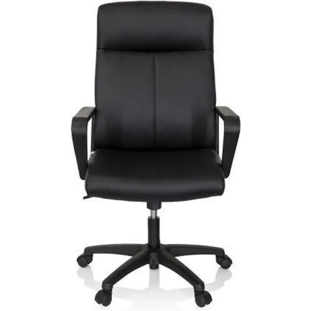 hjh office Lisso - Professionele directiestoel - Zwart - Kunstleder