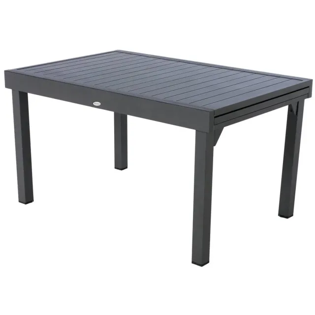 Hespéride Uitschuifbare tuintafel voor 10 personen PIAZZA Gris graphite