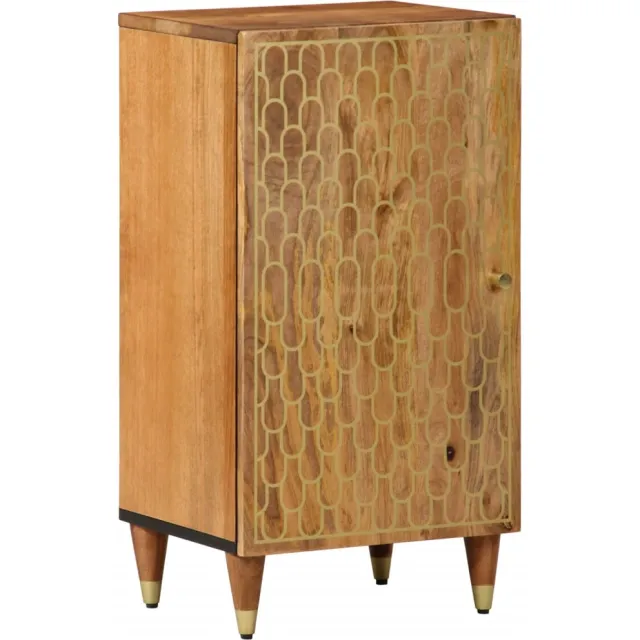 vidaXL Bijzetkast 40x33x75 cm massief mangohout Bruin