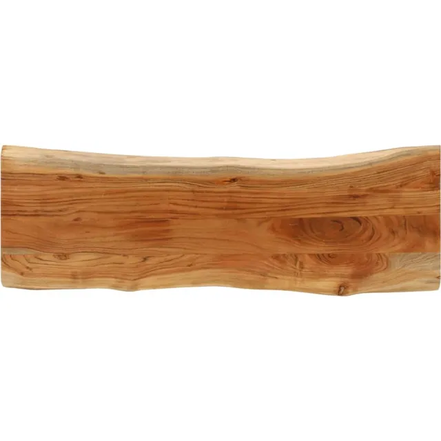 vidaXL Tafelblad rechthoekig natuurlijke rand 140x40x3,8 cm acaciahout Bruin