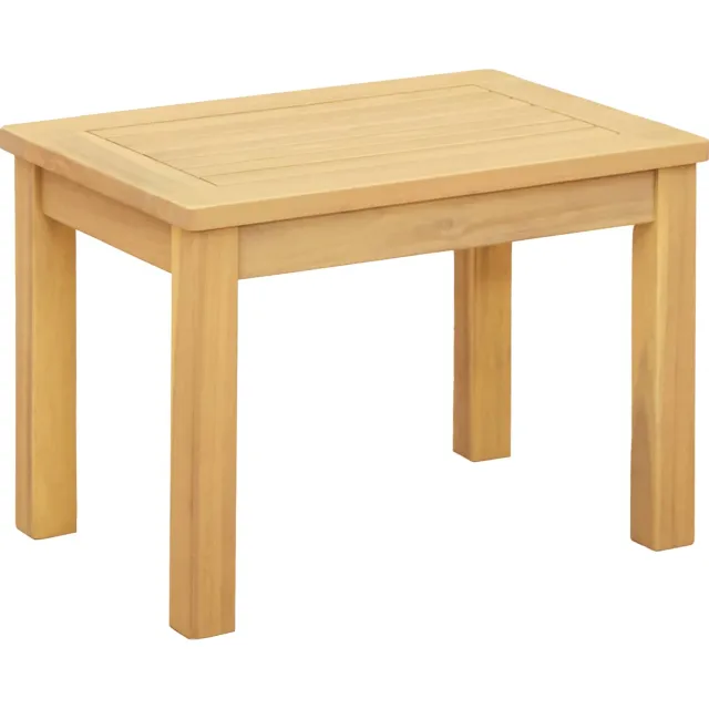vidaXL Salontafel Licht acacia 50 x 35 x 36 cm Massief Acaciahout bruin, foto 2