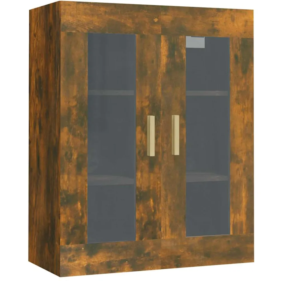 vidaXL Hangkast 69,5x34x90 cm gerookt eikenkleurig Bruin