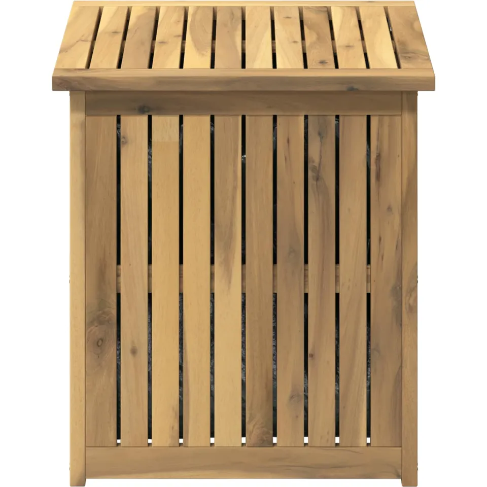 vidaXL Tuinopslagdoos Massief Acaciahout 48,5 x 49 x 53,5 cm bruin, foto 4