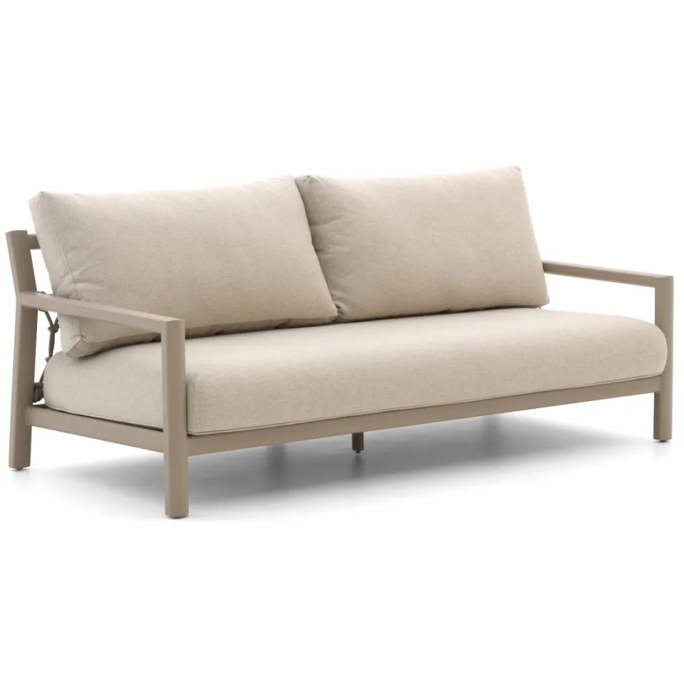 Tierra Outdoor Oasis stoel-bank loungeset 4-delig taupe, foto 4