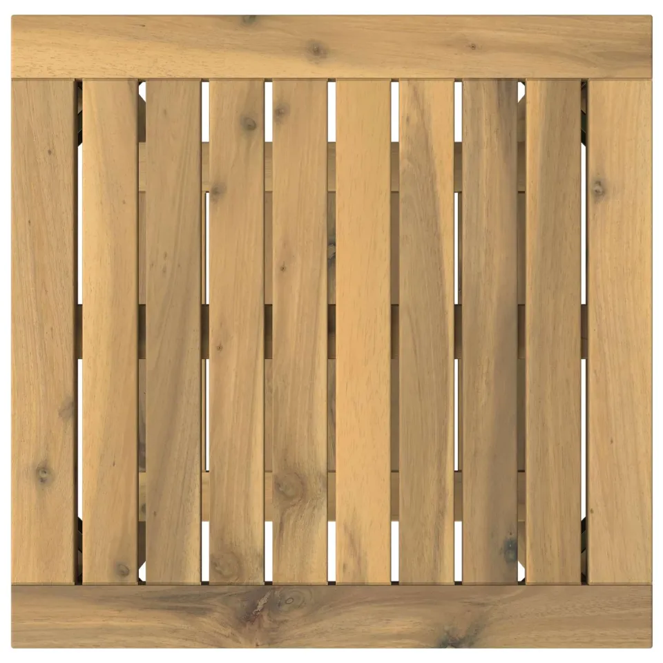 vidaXL Salontafel Witgewassen 40,5 x 40 x 45 cm Massief Acaciahout, foto 4
