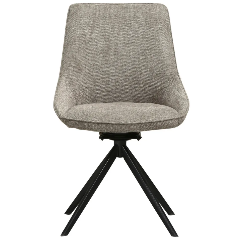 NOUS Living Loren eetkamerstoel taupe, foto 4