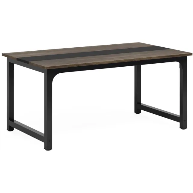 Happiq Eettafel Vienna - 160cm - Voor 6 personen - Voor keuken en woonkamer - Bruin