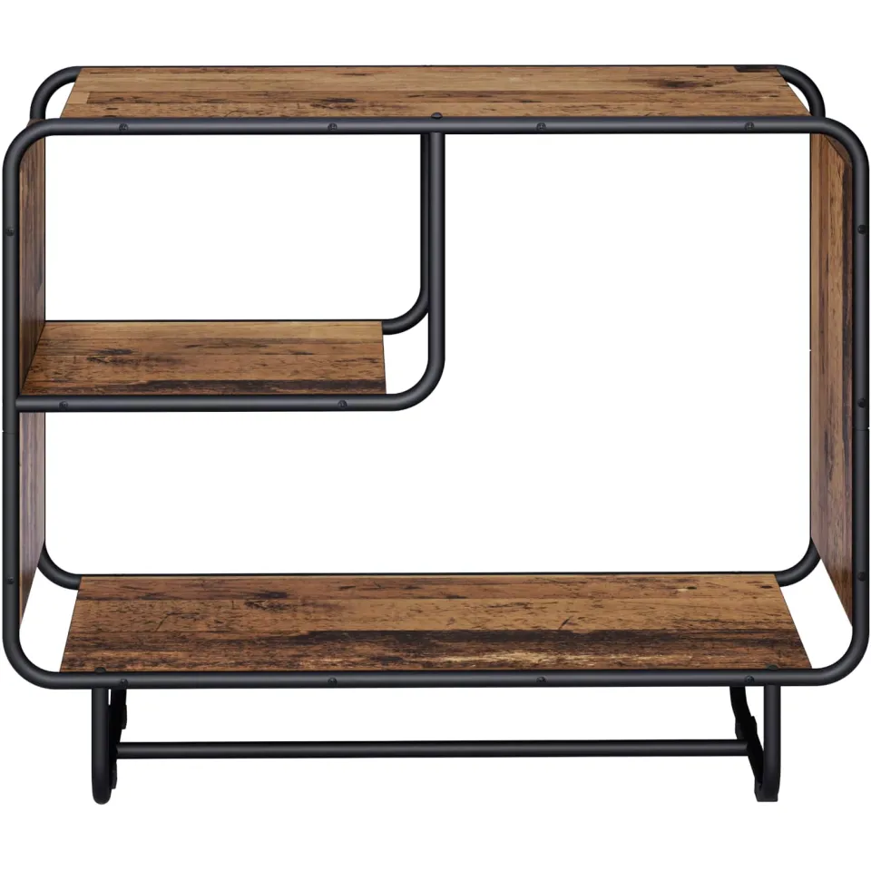 vidaXL Dressoir Oud hout 80 x 37.5 x 64.5 cm Bewerkt hout Bruin