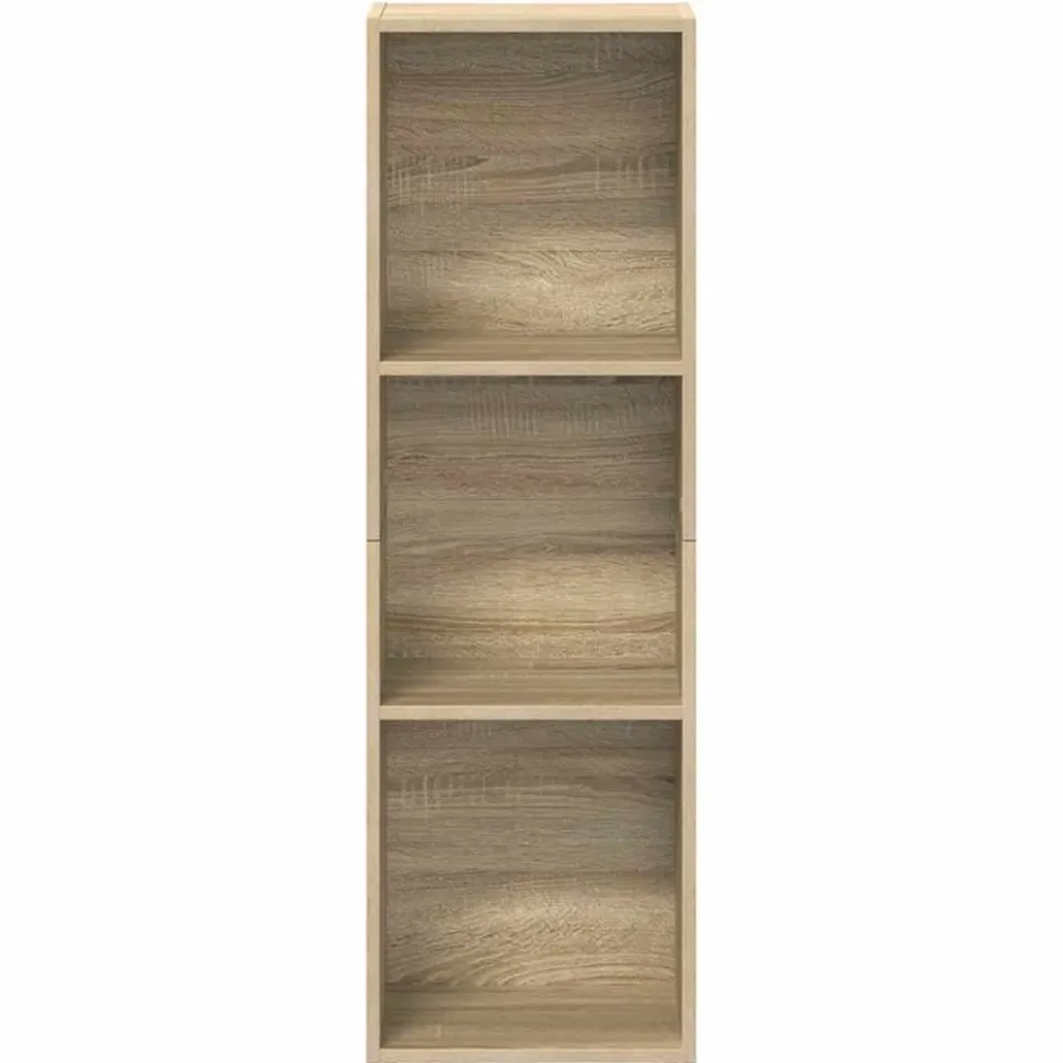 vidaXL Boekenkast/tv-meubel 36x30x114cm bewerkt hout sonoma eikenkleur, foto 4