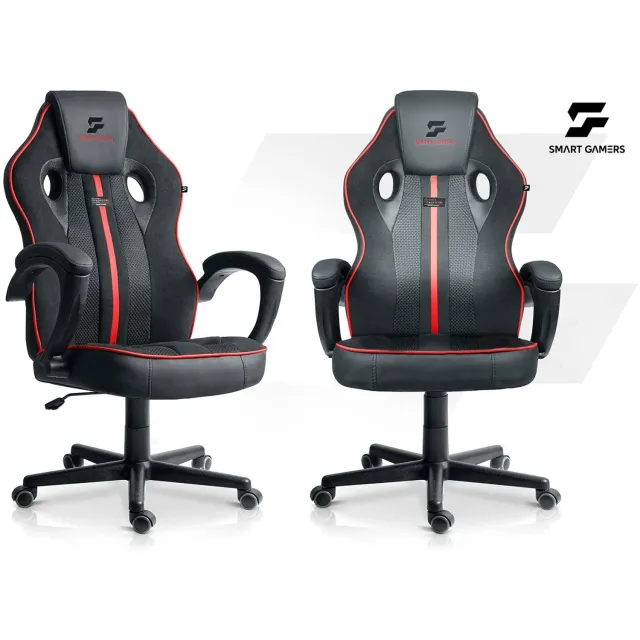 Sofotel Master - Gamingstoel - Ergonomisch - Verstelbare Hoogte - Moderne Stijl Zwart