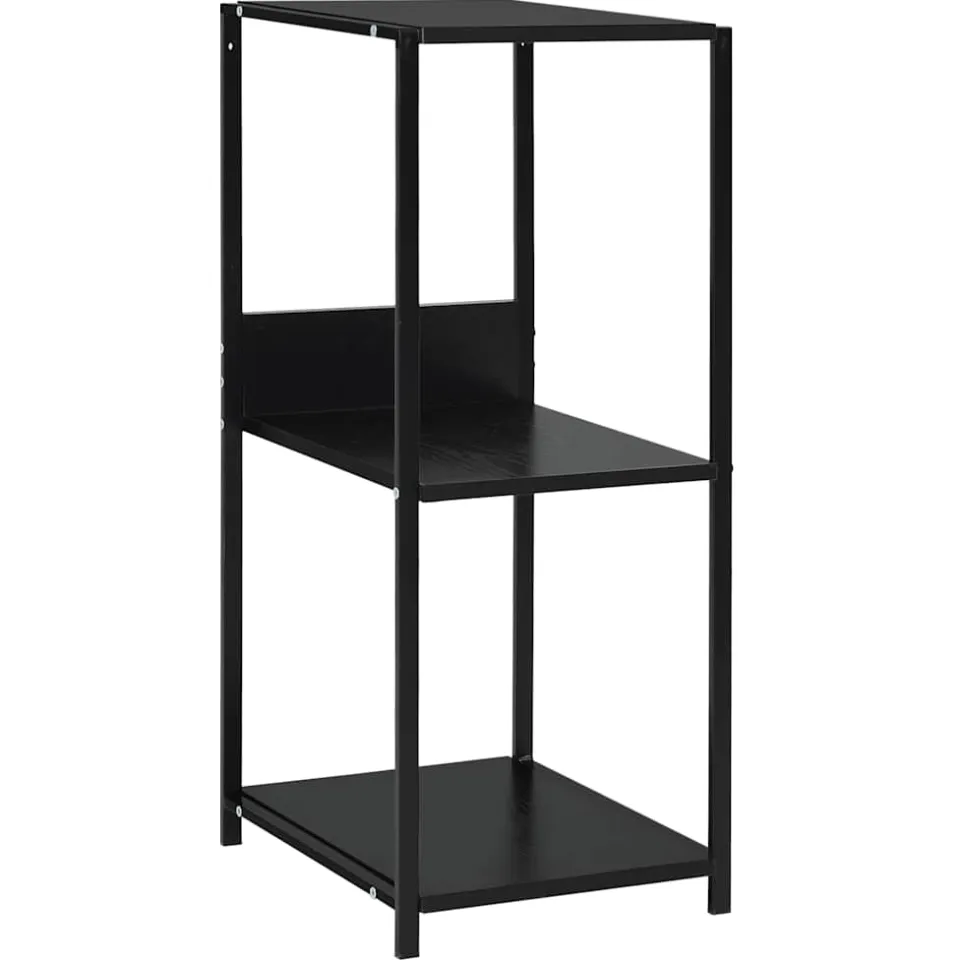 vidaXL Boekenkast 33,5x39,6x79,7 cm bewerkt hout zwart, foto 3