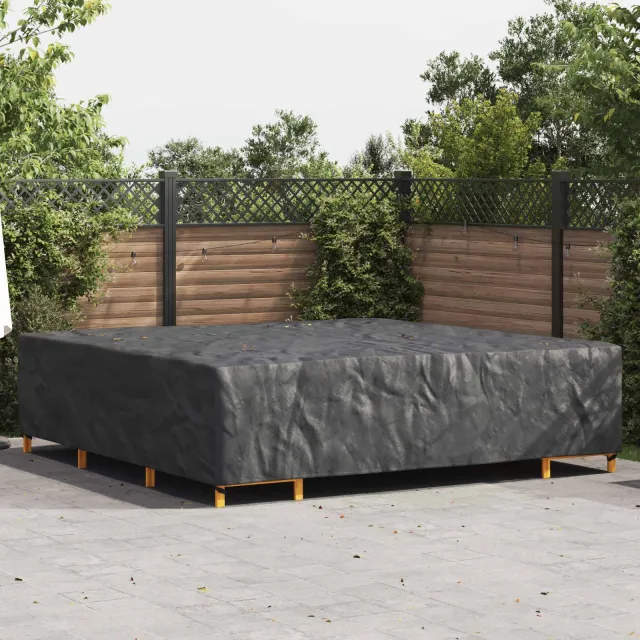 vidaXL Meubelhoes Effen Zwart 300 x 300 x 70 cm