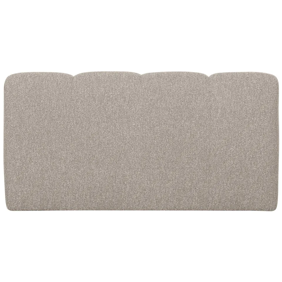 WOOOD Mojo eetbankje met rugleuning bouclé beige melange, foto 2