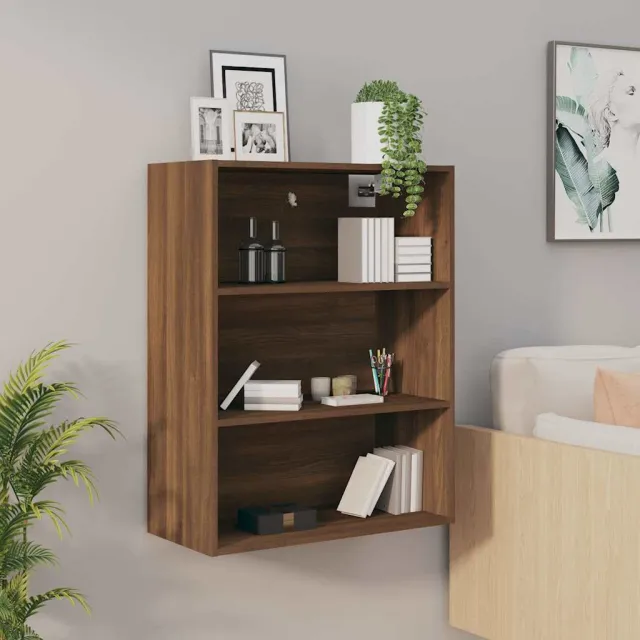 vidaXL Hangkast 69,5x32,5x90 cm bruin eikenkleur