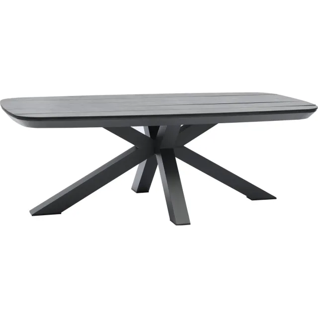 SenS-Line Bradford Tuintafel - 220x100cm - HPL Grijs