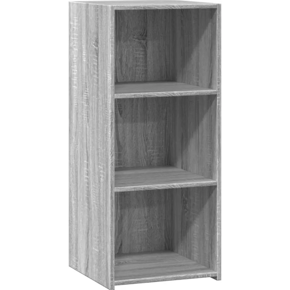 vidaXL Dressoir 40x41x93 cm bewerkt hout grijs sonoma eikenkleurig, foto 3