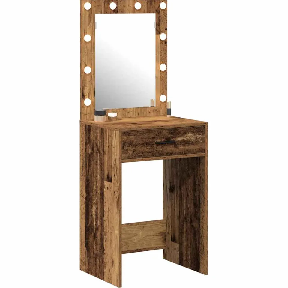 vidaXL Plafondtafel Oudhout 50 x 41 x 135 cm Bewerkt hout Bruin