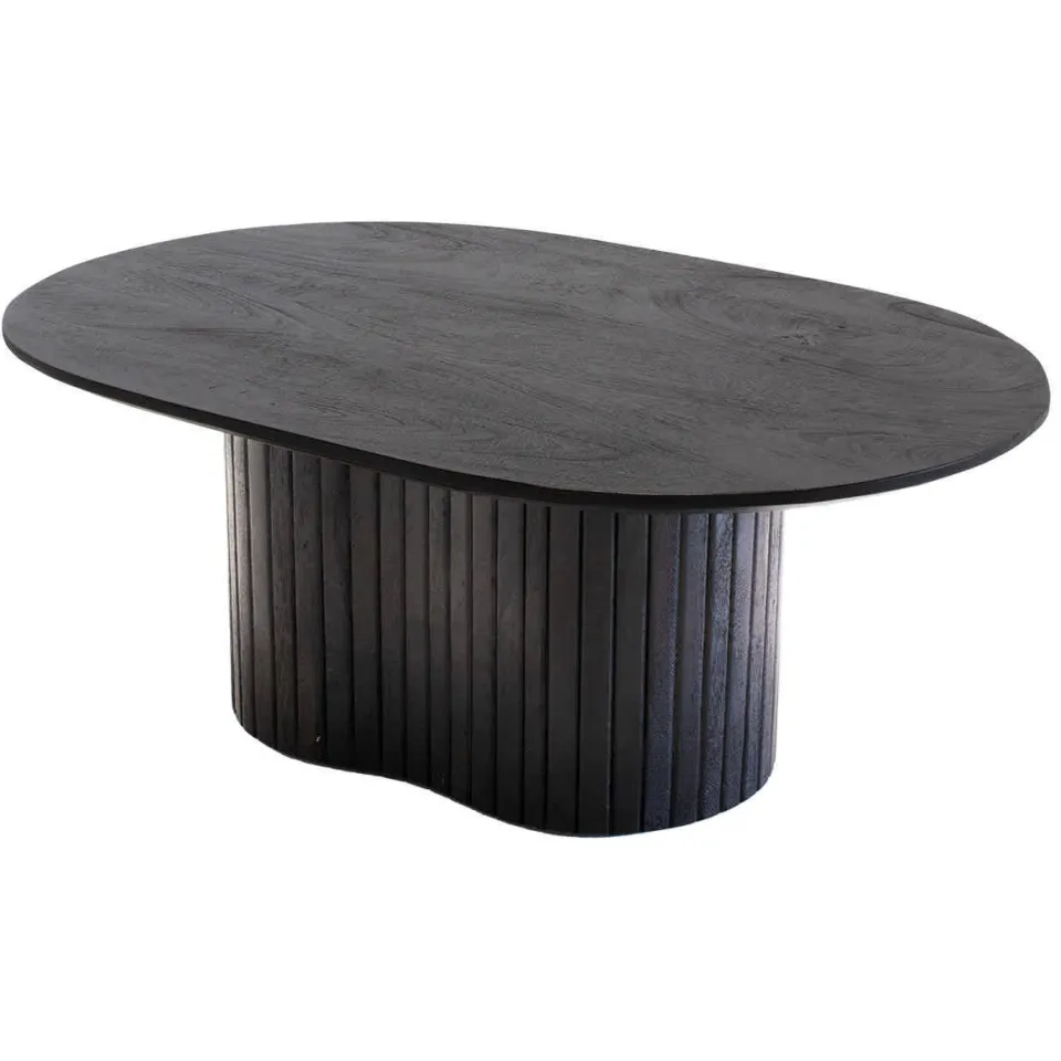 Giga Meubel Salontafel Ava - Ovaal - Mangohout - 90cm, foto 5