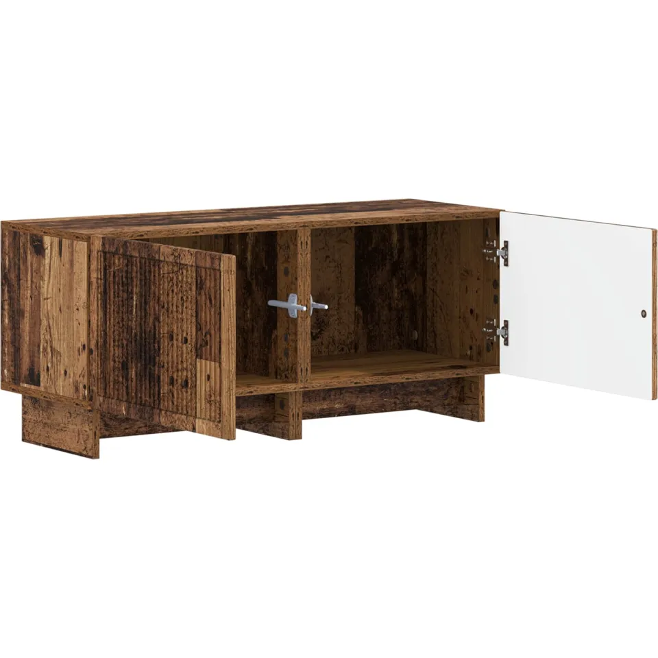 vidaXL Tv-meubel Oud hout Bewerkt hout Bruin