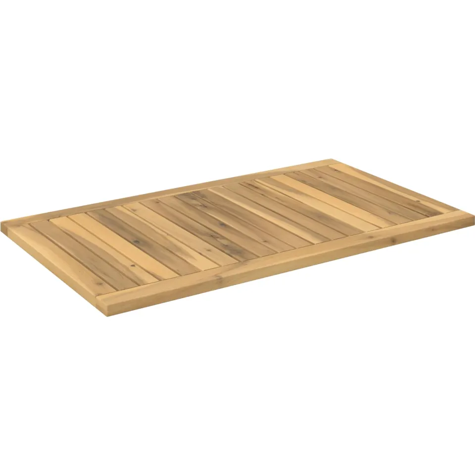 vidaXL Tafelblad 80,5 x 47 x 2 cm Rechthoekig Massief Acaciahout Bruin