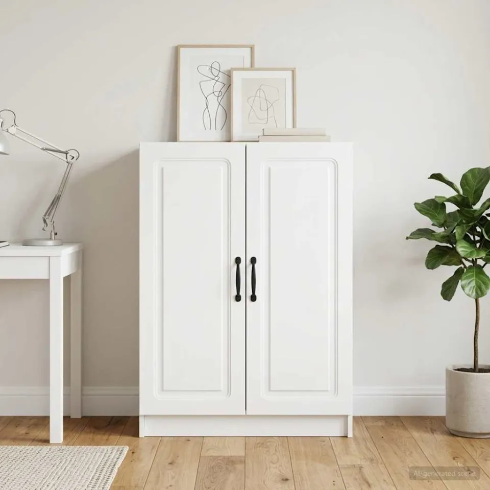 vidaXL Dressoir Wit 66 x 34,5 x 87 cm Bewerkt hout, foto 4