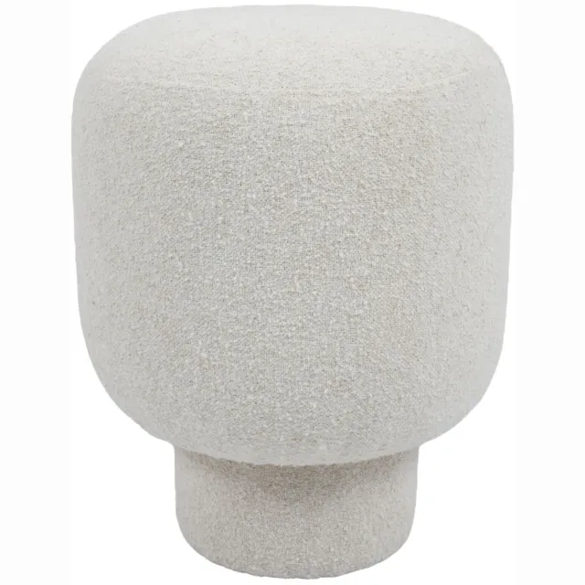 Giga Meubel Poef Avia - Beige - Bouclé - 45x45x45cm