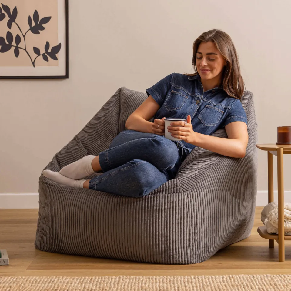 iCON Zitzak Fauteuil Natalia houtskool, foto 6