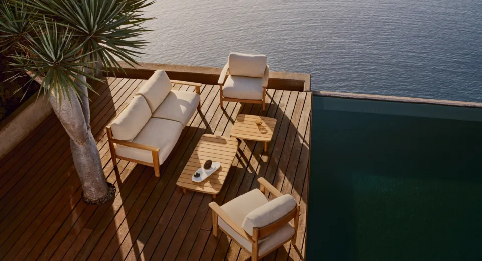 Kave Home Tirant fauteuil teakhout teak, foto 8