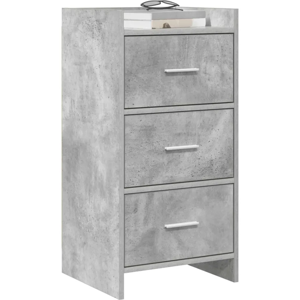 vidaXL Dressoir Betongrijs 40 x 36 x 80 cm Bewerkt hout
