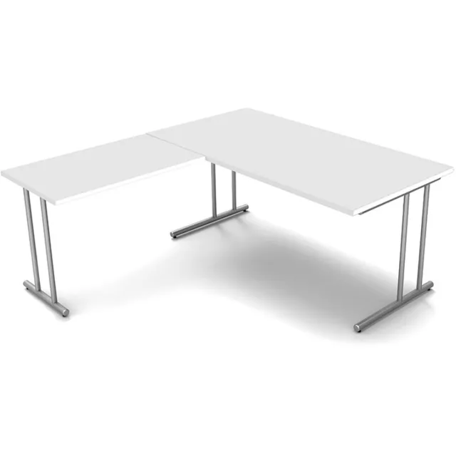 Kerkmann Hoekbureau Profi wit bureau 160cm