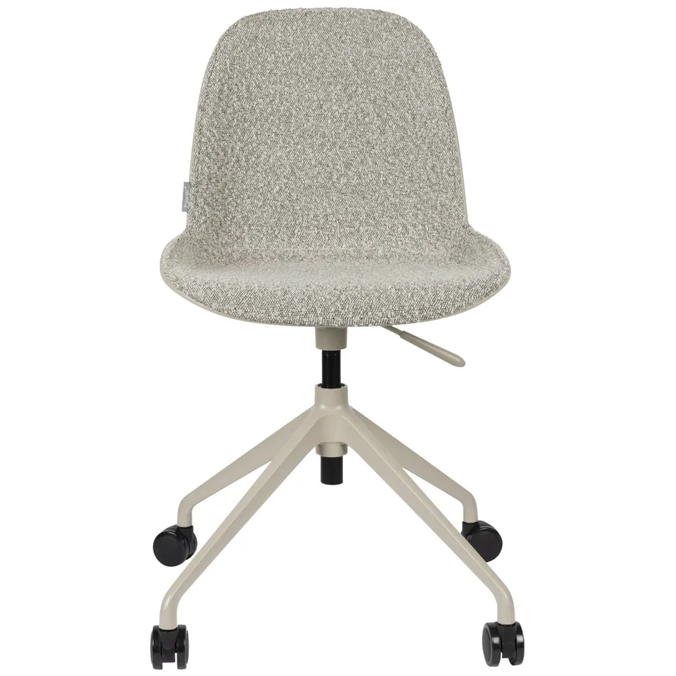 Zuiver Albert Kuip bureaustoel bouclé taupe, foto 2
