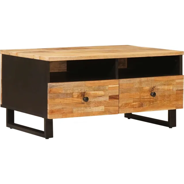 vidaXL Salontafel Bruin 80 x 54 x 40 cm Massief Mango Hout
