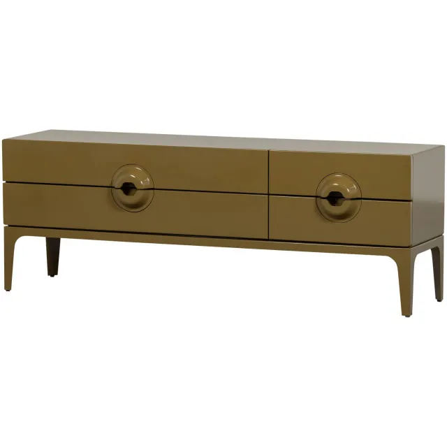WOOOD Merge tv-meubel lichtbeige honey yellow