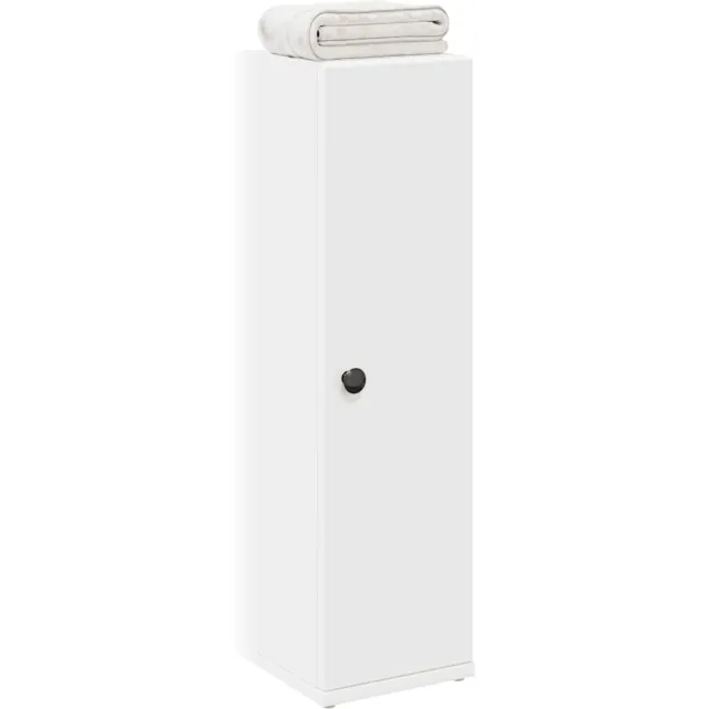 vidaXL Badkamerkast met rolhouder 20,5x22x72 cm wit