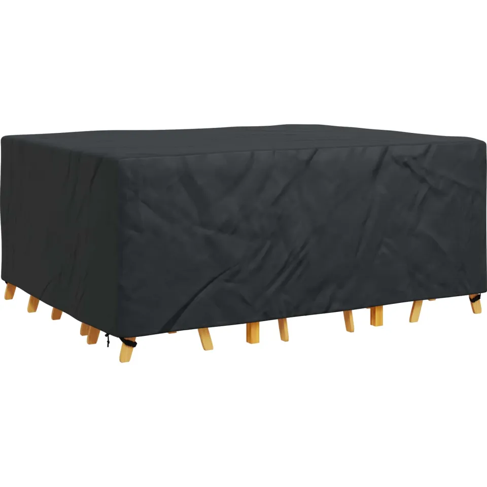 vidaXL Meubelhoes Effen Zwart 240 x 190 x 90 cm