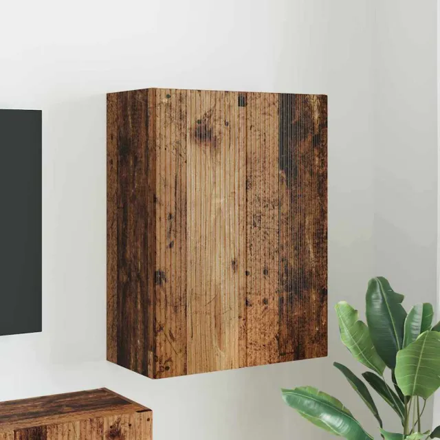 vidaXL TV-wandkast 59,5 x 31 x 80 cm Oud Hout Bewerkt hout Bruin