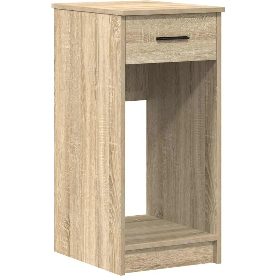 vidaXL Computertorenstandaard met lade 35x45x77 cm sonoma eikenkleurig, foto 3