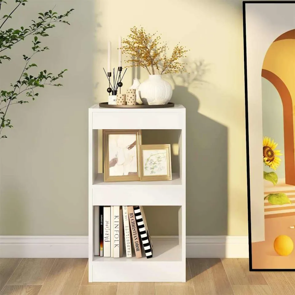 vidaXL Boekenkast/kamerscherm 40x30x72 cm wit, foto 3