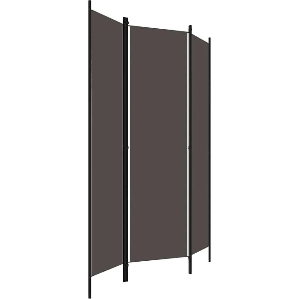 vidaXL Kamerscherm met 3 panelen 150x180 cm antraciet, foto 4