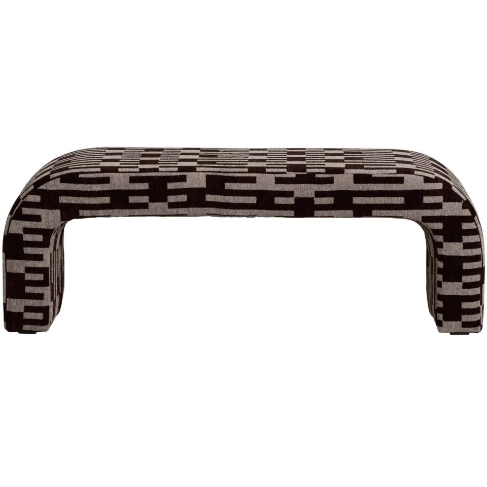 NOUS Living eetkamerbank Cannes 140 cm City Brown