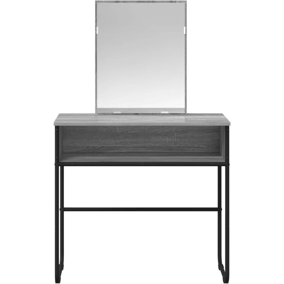 vidaXL Plafondtafel Grijs Sonoma 81 x 40 x 131 cm Bewerkt hout, foto 3