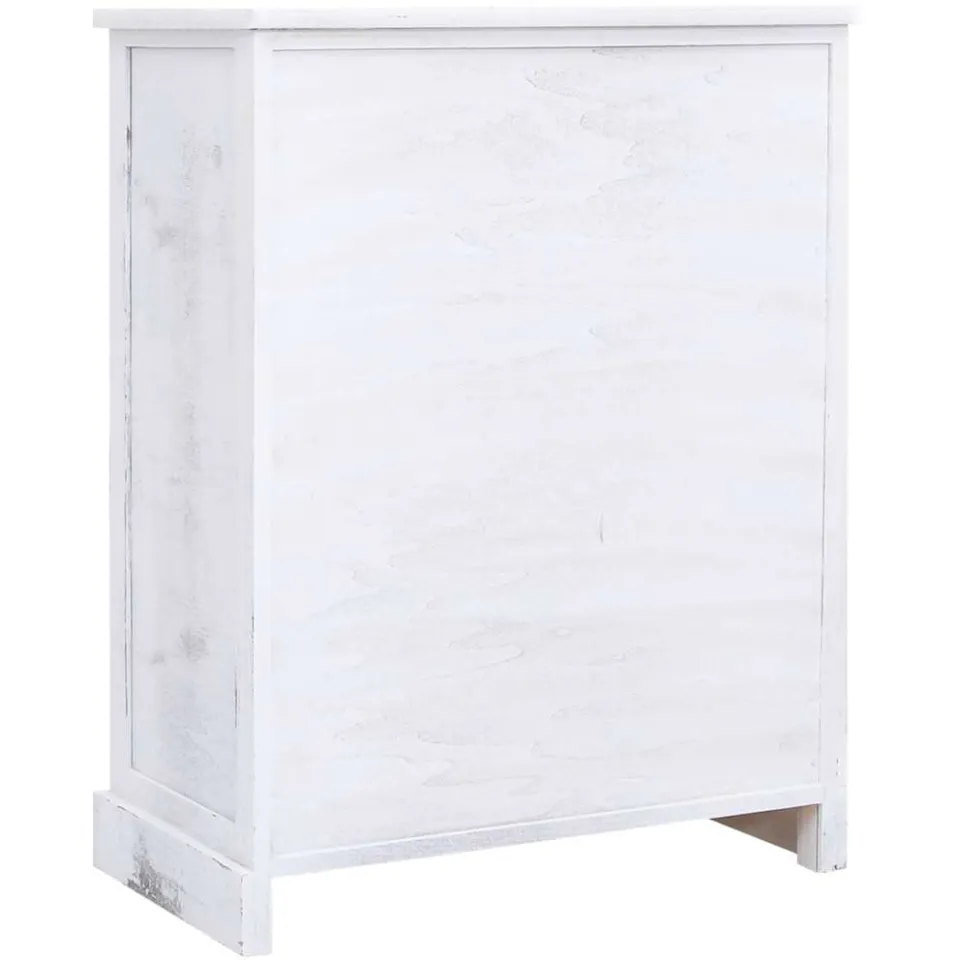 vidaXL Ladekast 60x30x75 cm hout wit, foto 4