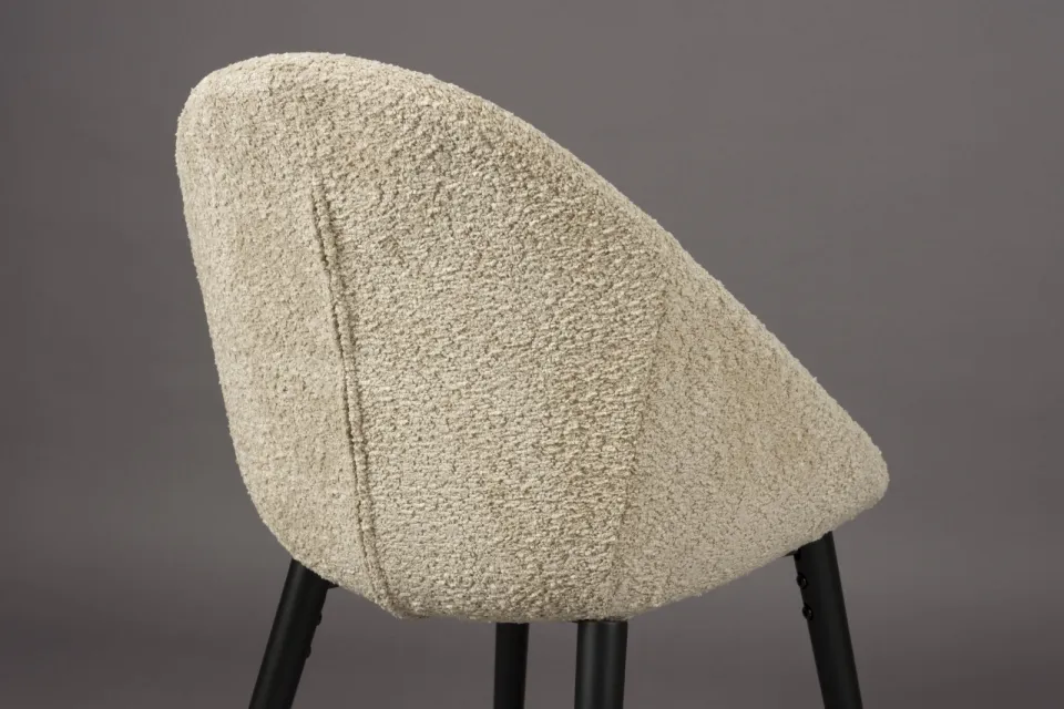 Dutchbone Fenna eetkamerstoel beige, foto 4