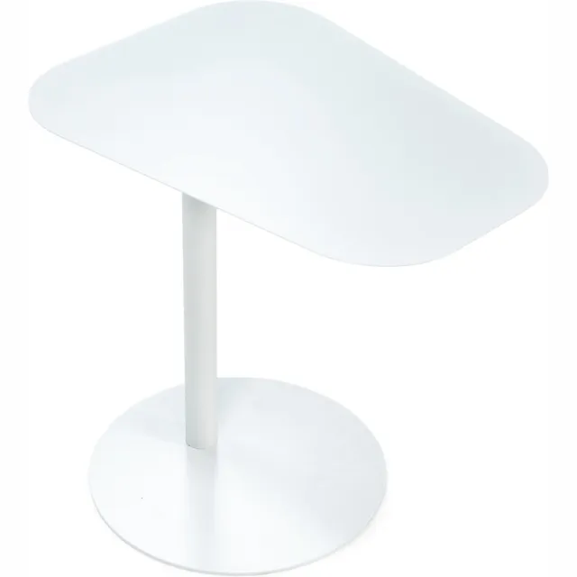Spinder Design Bijzettafel NOORA - Wit - 50 Hoog - Staal